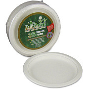 StalkMarket AseanSugarcane Fiber 7" Disposable Plates (P022R)