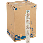 Dixie PerfecTouch Insulated Paper Hot Coffee Cups by GP Pro (5338CDCT)