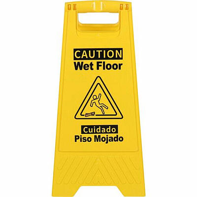 Genuine Joe Universal Graphic Wet Floor Sign (85117)