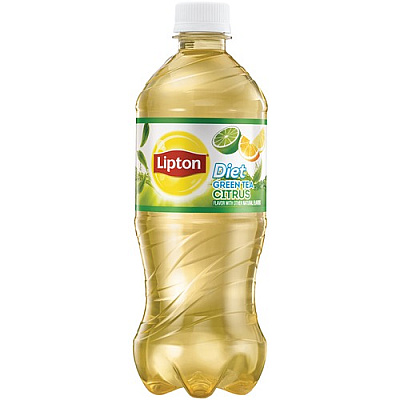 Lipton Diet Citrus Green Tea - Bottle (92373)
