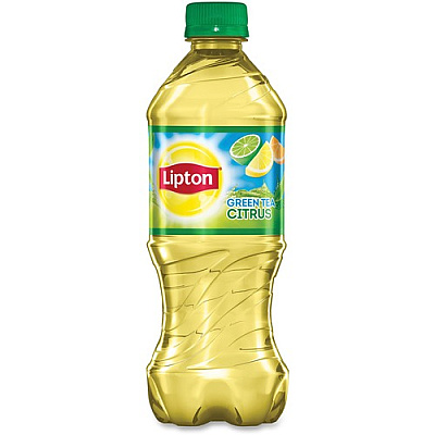 Lipton Citrus Green Tea - Bottle (92375)