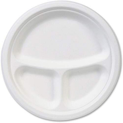 Georgia Pacific Dixie 3-Compartment Paper Plates by GP Pro (ES9PCOMP)