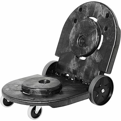 Rubbermaid Commercial Brute Tandem Dolly for 2620, 2632, 2643, 2655, 3526, 3536 Containers (264600BK)