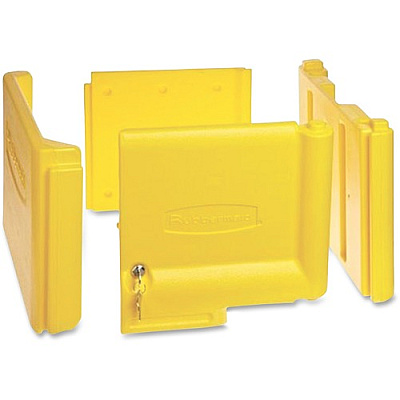 Rubbermaid Commercial Locking Janitor Cart Cabinet (618100YW)