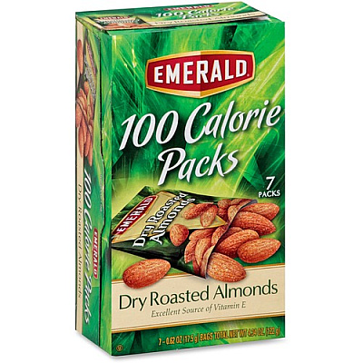 Emerald Diamond 100 Calorie Packs Dry Roasted Almonds