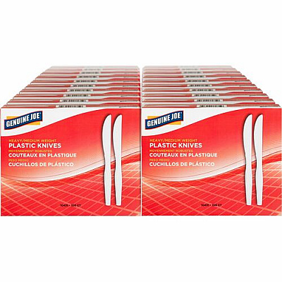 Genuine Joe Heavyweight Disposable Knives (10431CT)