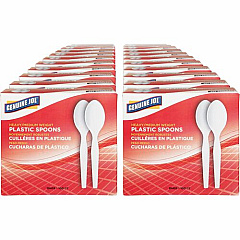 Genuine Joe Heavyweight Disposable Spoons (10432CT)