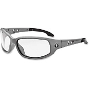 Ergodyne Valkyrie Clear Lens/Gray Frame Safety Glasses