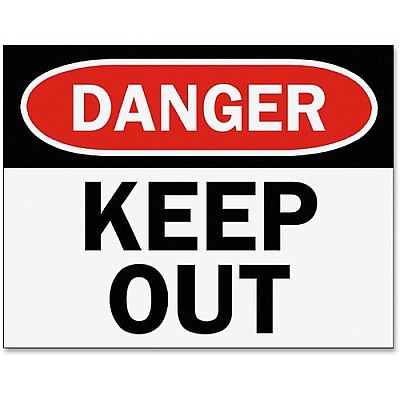Tarifold Safety Sign Inserts (P1949KP)