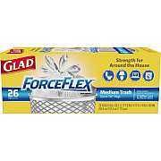 Glad ForceFlex Quick-Tie Medium Trash Bags (70403)