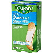 Curad Truly Ouchless Silicone Flexible Fabric Bandages (CUR5002)