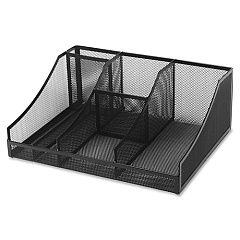 Genuine Joe Matte Black Condiment Organizer (GJO39406)