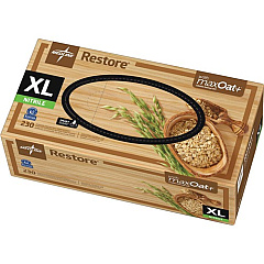 Medline Restore Nitrile Exam Gloves with maxOat+ (OAT6804)