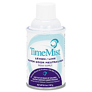 TimeMist PREMIUM METERED AIR FRESHENER REFILL, LEMON LIME, 6.6 OZ AEROSOL, 12/CARTON (1042798)