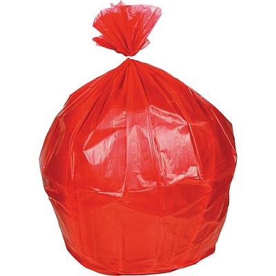 Heritage Red Biohazard Can Liners (B6036HR)