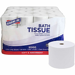 Genuine Joe Solutions Double Capacity Bath Tissue (91000)