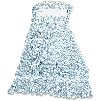 Genuine Joe Blue Stripes Hygrade Rayon Mophead (GJOLBW1BEA)