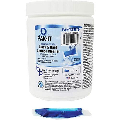 Big 3 Packaging Pak-It Glass/Hard Surface Cleaner (55512012)