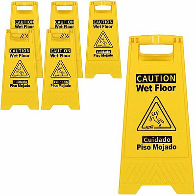 Genuine Joe Universal Graphic Wet Floor Sign (85117CT)