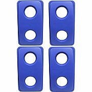 Thin Bin Round Cut Out Blue Lid (702511CT)