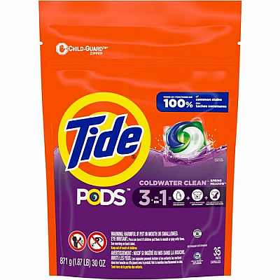 Tide PODS 3-1 Laundry Detergent (93127)
