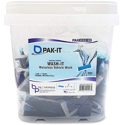 Big 3 Packaging Pak-It Wash-It Waterless Vehicle Wash (55551004)