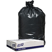 Genuine Joe Low Density Black Can Liners (98209)