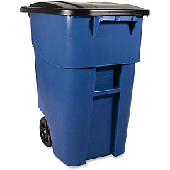 Rubbermaid Commercial Brute Rollout Container with Lid (9W2700BE)