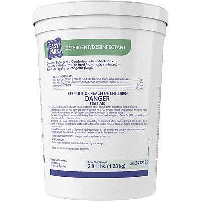 Diversey EasyPaks Detergent/Disinfectant (5412135)