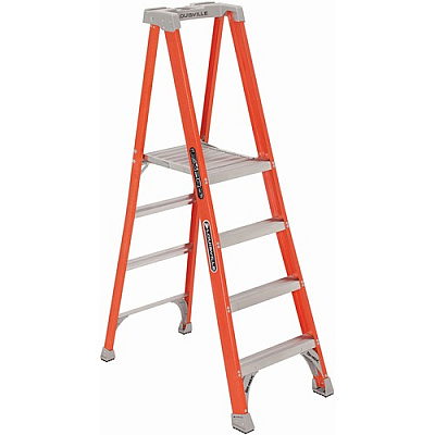 Louisville 4' Fibrglss Platform Step Ladder (FXP1704)