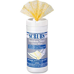 SCRUBS Stainless Steel Cleaning Wipes