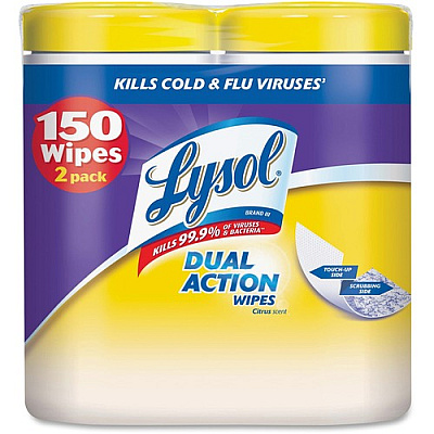 Lysol Dual Action Cleaning Wipes