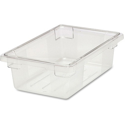 Rubbermaid Commercial 3-1/2 Gallon Clear Food/Tote Box (330900CLRCT)