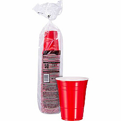 SOLO 16 oz Plastic Cold Party Cups (P16R)