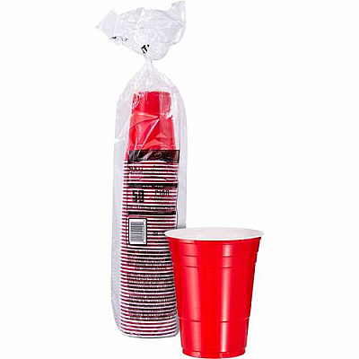SOLO 16 oz Plastic Cold Party Cups (P16R)