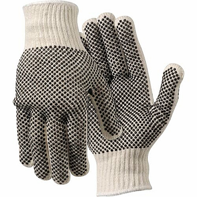 MCR Safety Poly/Cotton Large Work Gloves (9660LM)