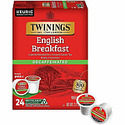 Twinings of London Decaf English Breakfast Black Tea K-Cup (08757)