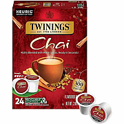 Twinings of London Chai Flavoured Black Tea K-Cup (09954)