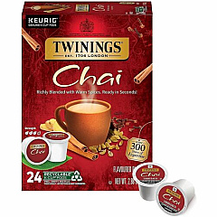 Twinings of London Chai Flavoured Black Tea K-Cup (09954)