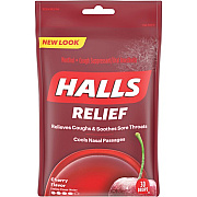HALLS Halls Cherry Cough Drops (62182)