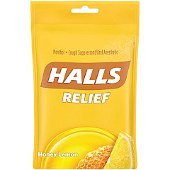HALLS Halls Honey-Lemon Cough Drops (62183)