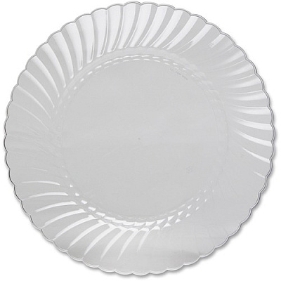 Classicware WNA Comet Heavyweight Plastic Clear Plates (RSCW10121)