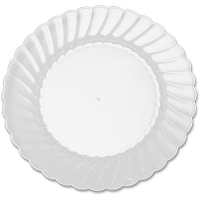 Classicware WNA Comet Heavyweight Plastic Clear Plates (RSCW61512)