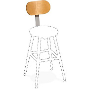 MooreCo Optional Back - Gray Frame (34450)