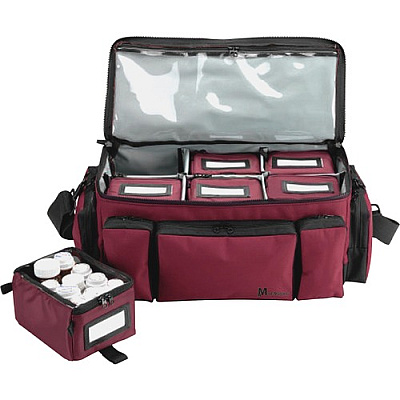 MMF Med-Master Carrying Case Medicine - Burgundy (221800017)