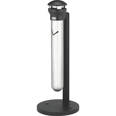 Rubbermaid Commercial Infinity Base-Mount Smoking Receptacle (9W3100SSBL)