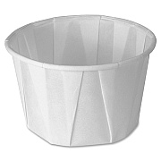 SOLO 2 oz Squat Treated Paper Souffle Portion Cups (2002050)