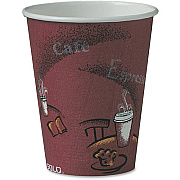 SOLO 8 oz Bistro Design Disposable Paper Cups (378SI0041CT)