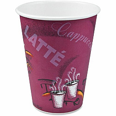 SOLO 12 oz Bistro Design Disposable Paper Cups (412SIN0041CT)