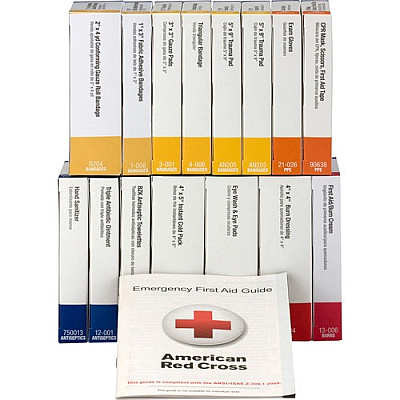 First Aid Only 25-Person Unitized First Aid Refill - ANSI Compliant (90581)